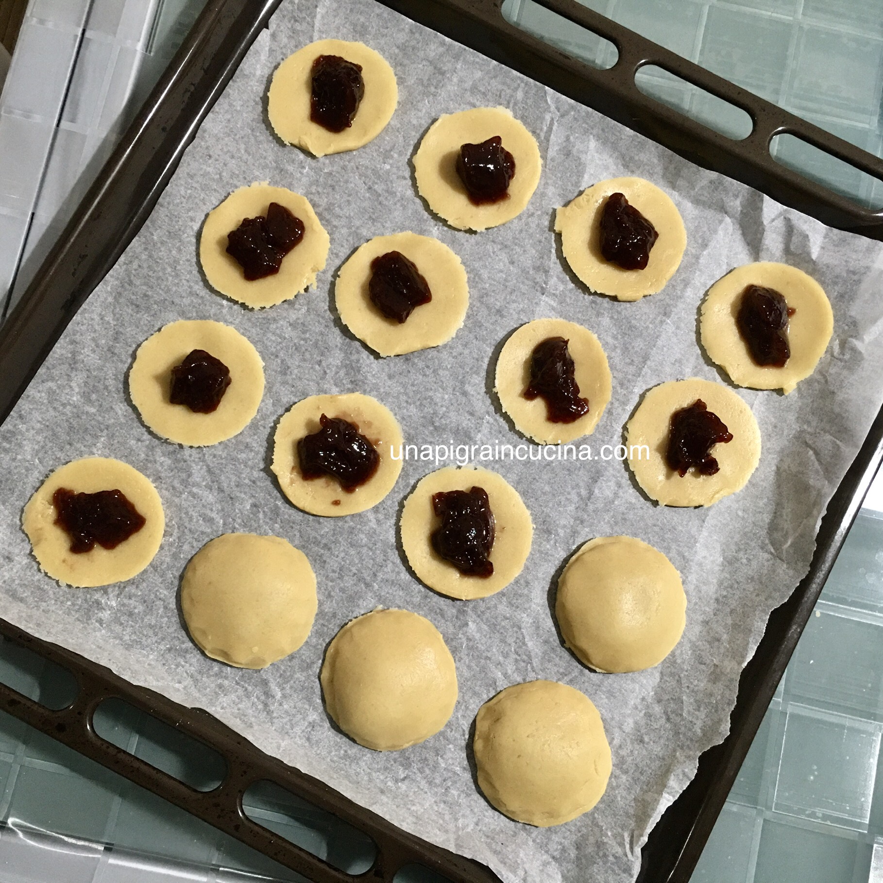 Biscotti Ripieni Con La Marmellata Una Pigra In Cucina